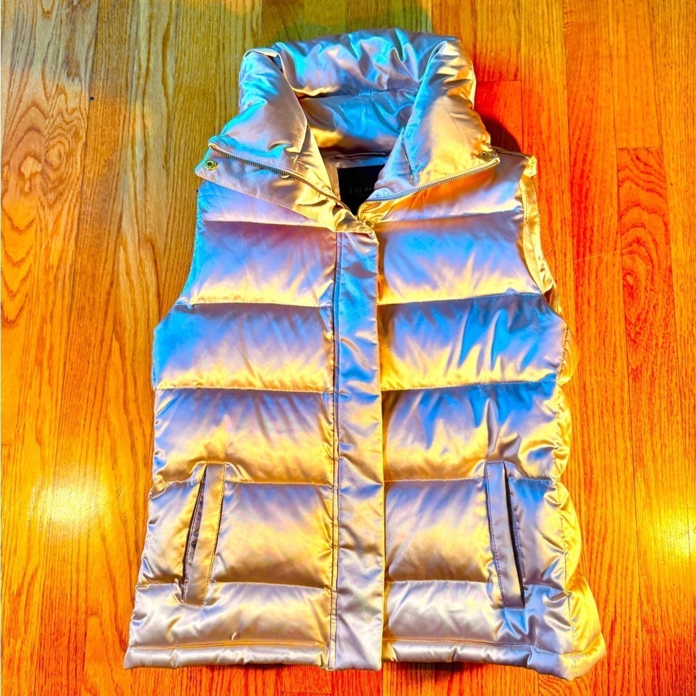 Talbots New High Collar Quilted Down Ladies Puffer Vest.WOW So Hot and Warm! 🥵🔥​ - Picture 5 of 13